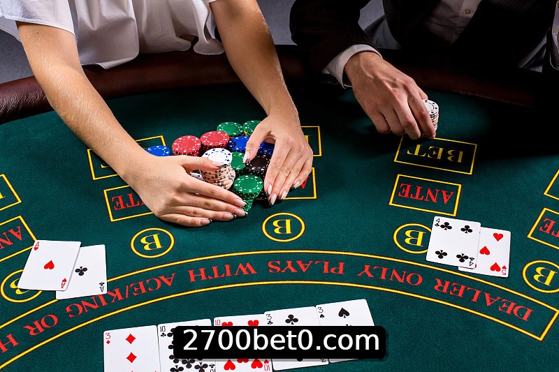 Mesa de Blackjack 2700bet